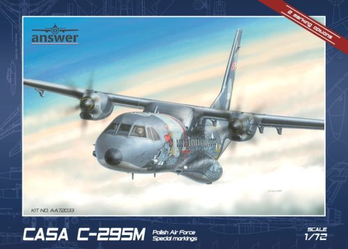 Go to product Answer AA72033 - 1:72 CASA C-295M Polish Air Force Special Markings