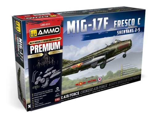 Go to product Ammo Mig 8514 - 1:48 MiG-17F Fresco C / Shenyang J-5 Premium Special Edition