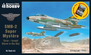 Special Hobby 48238B - 1:48 SMB-2 Super Mystère Sa’ar - Israeli Storm in the Sky - Hi-Tech Kit with Book