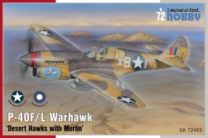 Special Hobby 72493 - 1:72 P-40F/L Warhawk Desert Hawks with Merlin