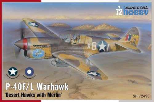 Go to product Special Hobby 72493 - 1:72 P-40F/L Warhawk Desert Hawks with Merlin