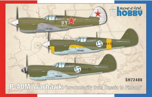 Go to product Special Hobby 72486 - 1:72 P-40M Warhawk Involuntarily from Russia to Finland