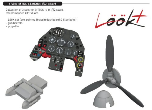 Go to product Eduard 674009 - 1:72 Bf 109G-4 LööKplus