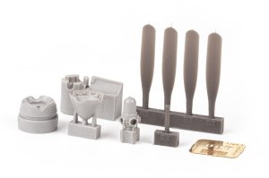 Eduard 6481007 - 1:48 P-51B/C Hamilton Standard propeller uncuffed