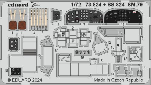 Go to product Eduard SS824 - 1:72 SM.79