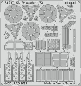 Eduard 72737 - 1:72 SM.79 exterior
