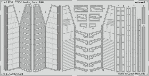 Go to product Eduard 481139 - 1:48 TBD-1 landing flaps