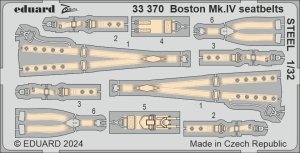 Eduard 33370 - 1:32 Boston Mk.IV seatbelts - Steel