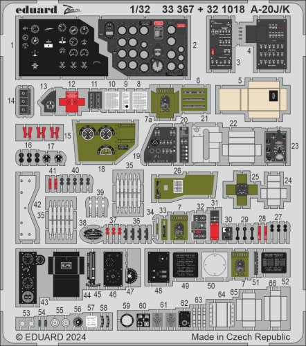 Go to product Eduard 33367 - 1:32 A-20J/K 1/32