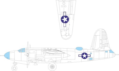 Go to product Eduard EX1046 - 1:48 B-26B Marauder national insignia