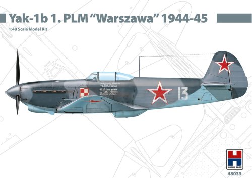 Go to product Hobby 2000 48033 - 1:48 Yak-1b 1 PLM Warszawa 1944-45