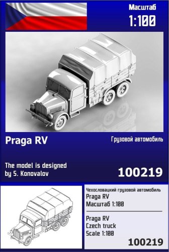 Go to product Zebrano Z100-219 - 1:100 Praga RV Czech Truck