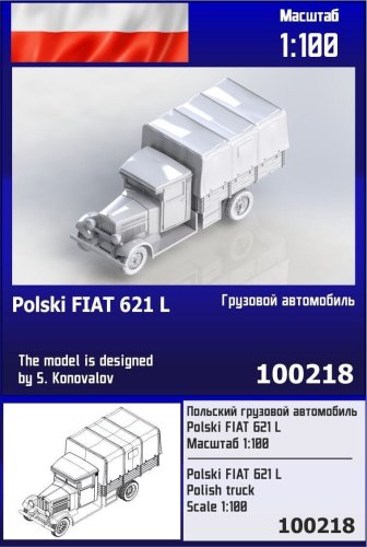 Go to product Zebrano Z100-218 - 1:100 Polski Fiat 621 L Polish Truck