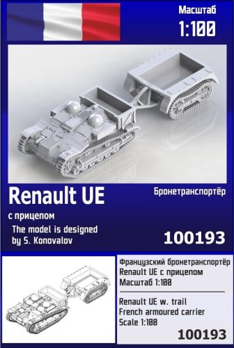 Go to product Zebrano Z100-193 - 1:100 Renault UE with Trailer