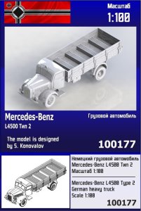 Zebrano Z100-177 - 1:100 Mercedes-Benz L4500 Type 2 Truck