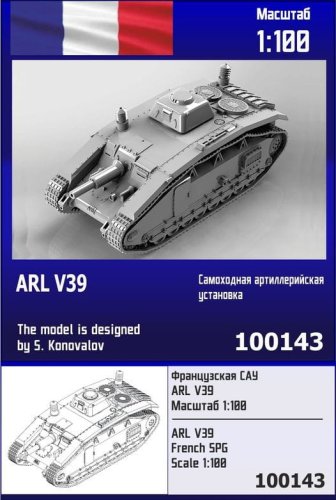 Go to product Zebrano Z100-143 - 1:100 ARL V39 French SPG