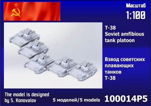 Go to product Zebrano 100-014P5 - 1:100 T-38 Platoon 5 pcs