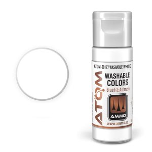 Ammo Mig 20177 - Atom Washable White 20 ml