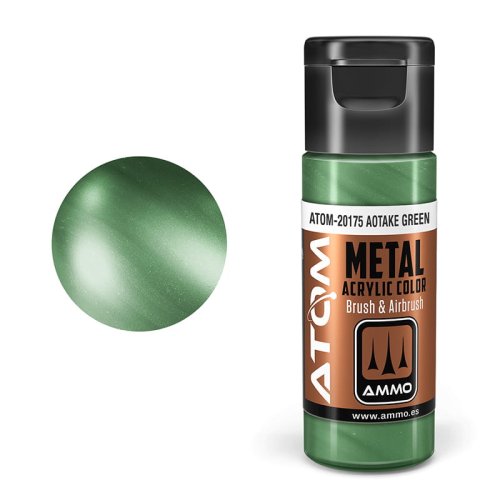 Go to product Ammo Mig 20175 - Atom Metallic Aotake Green 20 ml