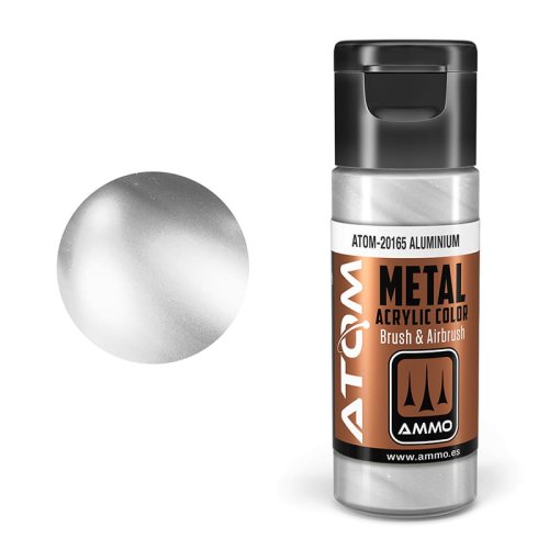 Go to product Ammo Mig 20165 - Atom Metallic Aluminium 20 ml