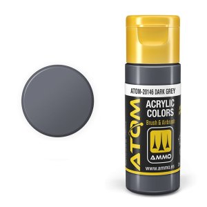 Ammo Mig 20146 - Atom Dark Grey 20 ml