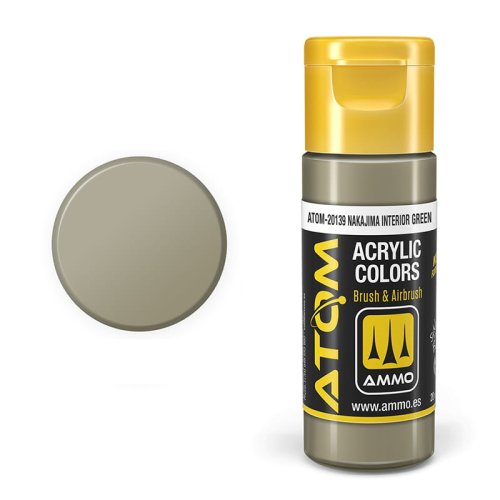 Go to product Ammo Mig 20139 - Atom Nakajima Interior Green 20 ml