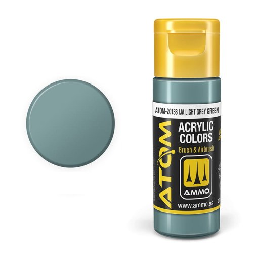 Go to product Ammo Mig 20138 - Atom IJA Light Grey Green 20 ml
