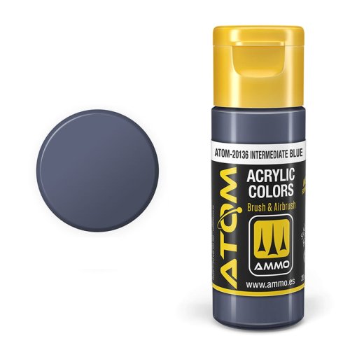 Go to product Ammo Mig 20136 - Atom Intermediate Blue 20 ml