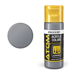 Ammo Mig 20135 - Atom Grey 20 ml