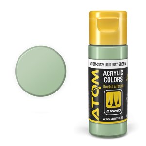 Ammo Mig 20125 - Atom Light Gray Green 20 ml