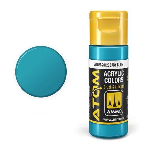 Go to product Ammo Mig 20120 - Atom Baby Blue 20 ml
