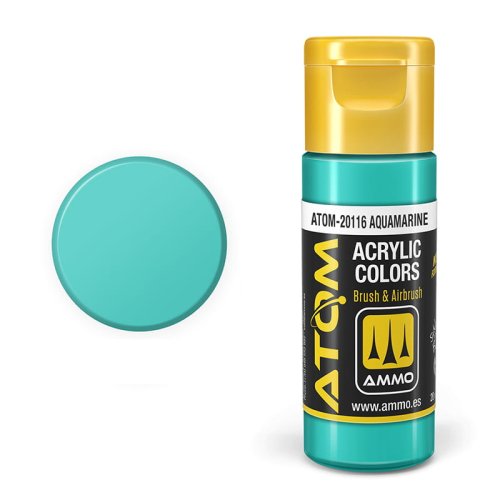 Go to product Ammo Mig 20116 - Atom Aquamarine 20 ml