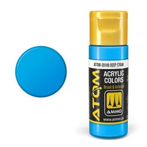 Ammo Mig 20109 - Atom Deep Cyan 20 ml