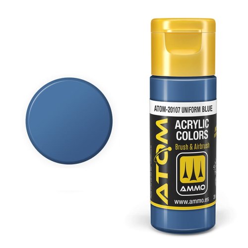 Go to product Ammo Mig 20107 - Atom Uniform Blue 20 ml