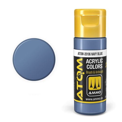 Go to product Ammo Mig 20106 - Atom Navy Blue 20 ml