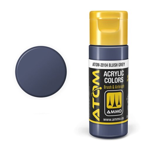 Go to product Ammo Mig 20104 - Atom Bluish Grey 20 ml