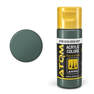 Ammo Mig 20100 - Atom Green Grey 20 ml