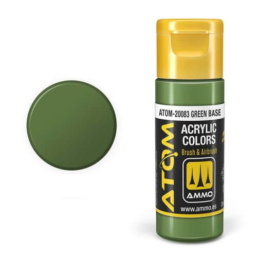 Go to product Ammo Mig 20083 - Atom Green Base 20 ml