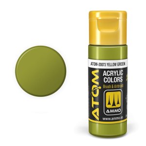 Ammo Mig 20073 - Atom Yellow Green 20 ml