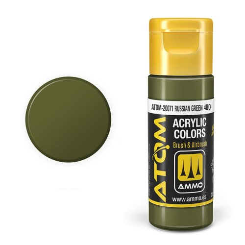 Go to product Ammo Mig 20071 - Atom Russian Green 4BO 20 ml
