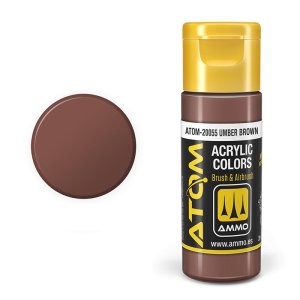 Ammo Mig 20055 - Atom Umber Brown 20 ml