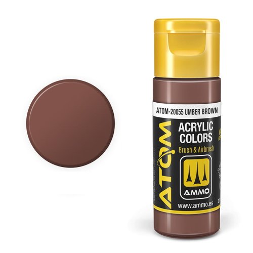Go to product Ammo Mig 20055 - Atom Umber Brown 20 ml