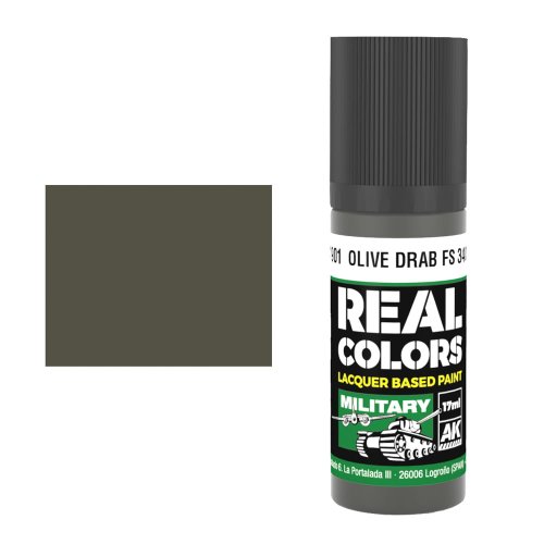 Go to product AK Interactive RC901 - Olive Drab FS 34087 17 ml