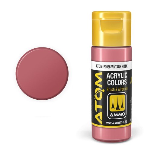 Go to product Ammo Mig 20036 - Atom Vintage Pink 20 ml