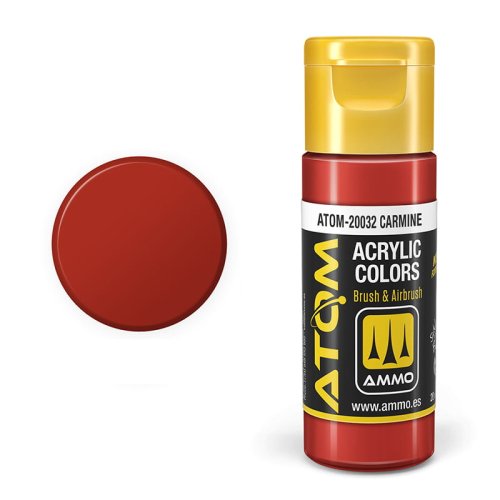 Go to product Ammo Mig 20032 - Atom Carmine 20 ml