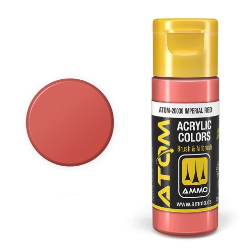 Go to product Ammo Mig 20030 - Atom Imperial Red 20 ml