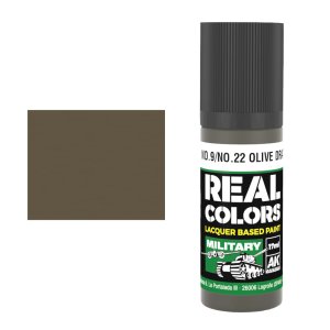 AK Interactive RC883 - No9/No22 Olive Drab WWII 17 ml
