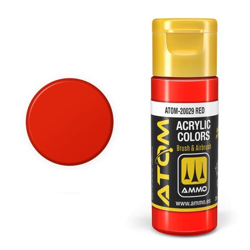 Go to product Ammo Mig 20029 - Atom Red 20 ml