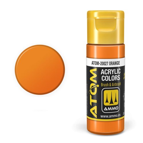 Go to product Ammo Mig 20027 - Atom Orange 20 ml