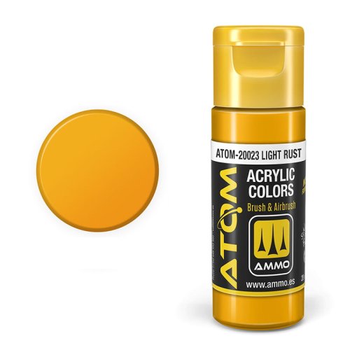 Go to product Ammo Mig 20023 - Atom Light Rust 20 ml